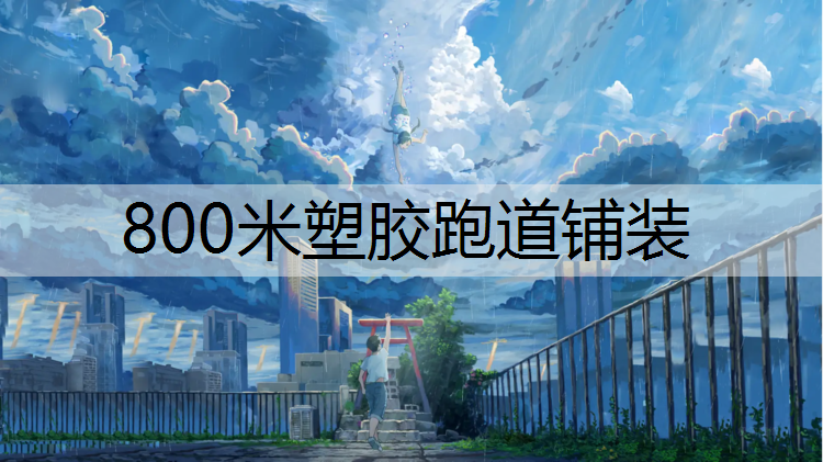 800米塑胶跑道铺装